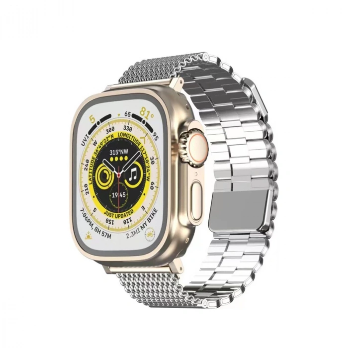Apple Watch 38mm Ascend Metal Kordon - Gümüş