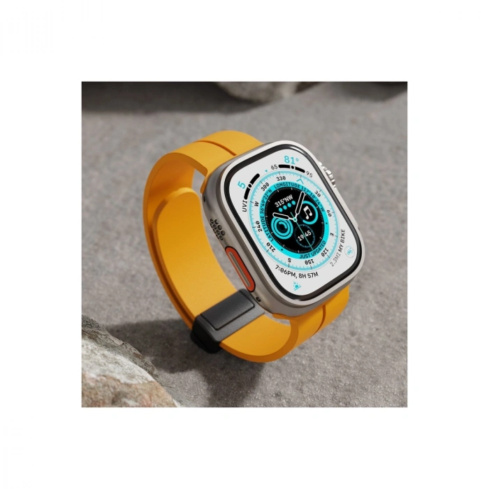 Apple Watch 38mm Kr412 Elegance Stylısh Kordon (saat Değildir) - Koyu Yeşil