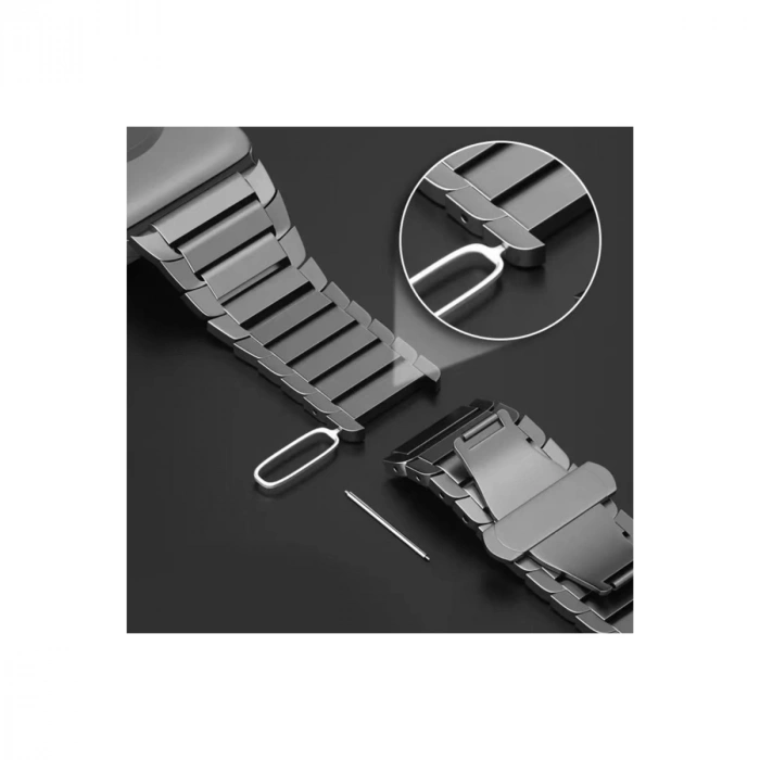 Apple Watch 38mm Kr413 Fine Steel Kordon (saat Değildir) - Gümüş