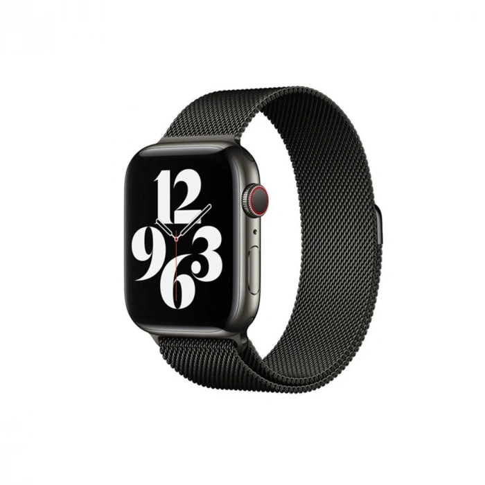 Apple Watch 38mm Metal Mıknatıslı Kordon - Siyah