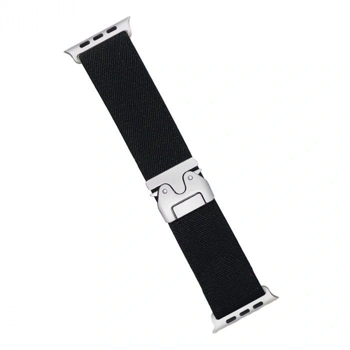 Apple Watch 42mm Forest Kumaş Kordon - Siyah