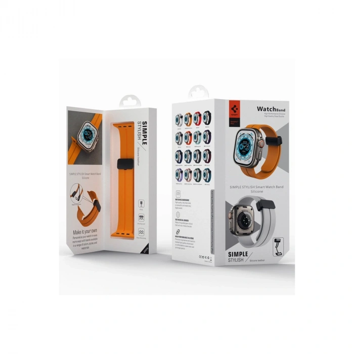 Apple Watch 42mm Kr412 Elegance Stylısh Kordon (saat Değildir) - Lila