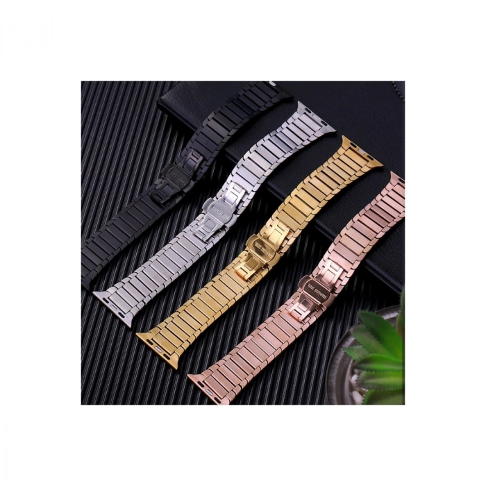 Apple Watch 42mm Kr413 Fine Steel Kordon (saat Değildir) - Yıldız Işığı