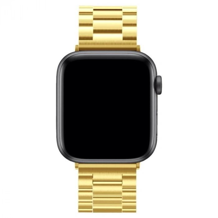 Apple Watch 42mm Metal Baklalı Kordon (saat Değildir) - Gold
