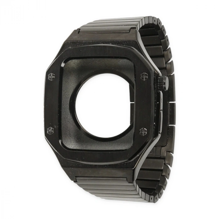 Apple Watch 44mm Kr409 Metal Kordon - Siyah