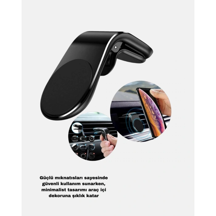 Araç İçi Telefon Tutucu + Quick Charge 3.0 Araç Şarj Cihazı Seti