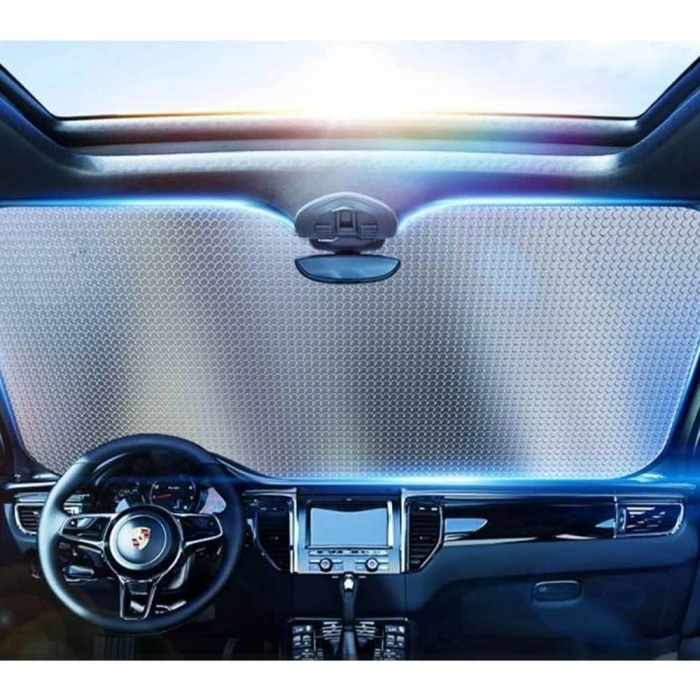 Araç Ön Cam Güneşlik Uv Ve Isı Koruma Katlanabilir Toyota Corolla Skoda Superb Dacia Duster Ford Focus