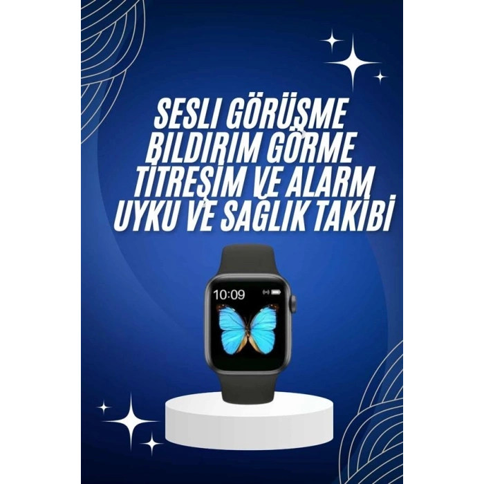 Arama Cevaplayabilen Akıllı Saat Bluetooth Bağlantılı Sosyal Medya Girişli