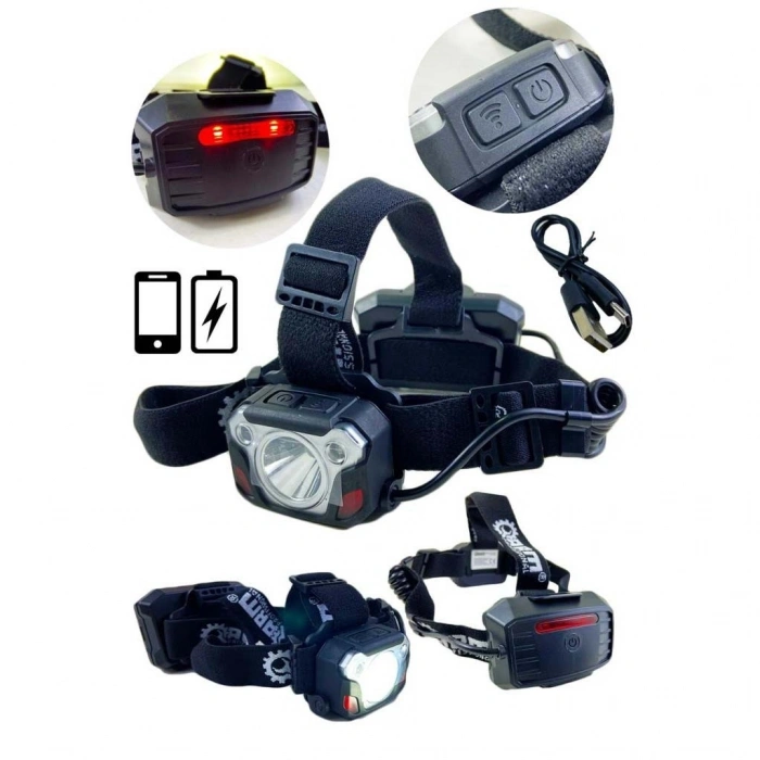 Arm Esen183b 1200 Lümen Hareket Sensörlü Şarjlı Kafa Feneri