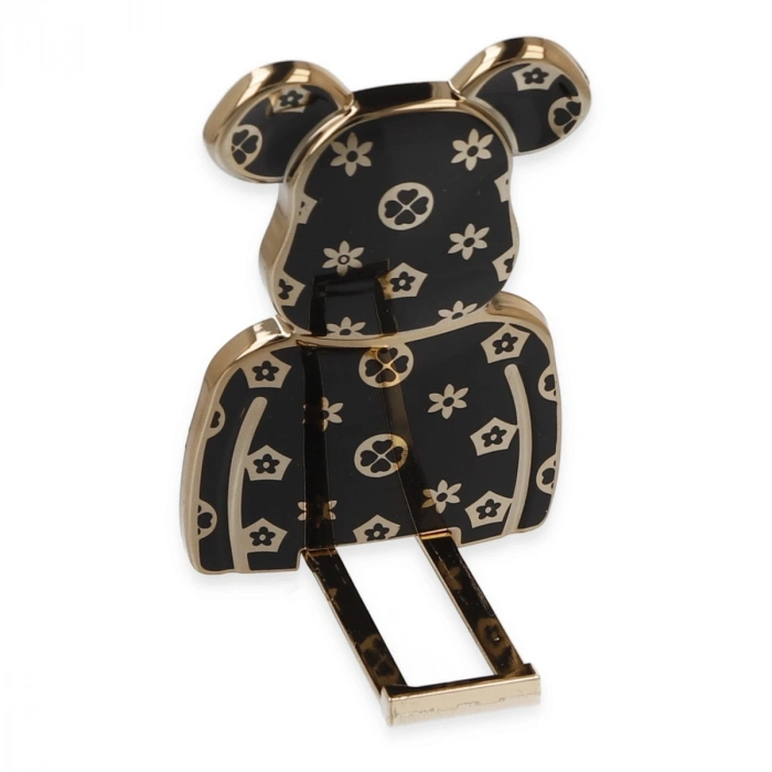 Astro Stand Ayıcık Desenli - Siyah