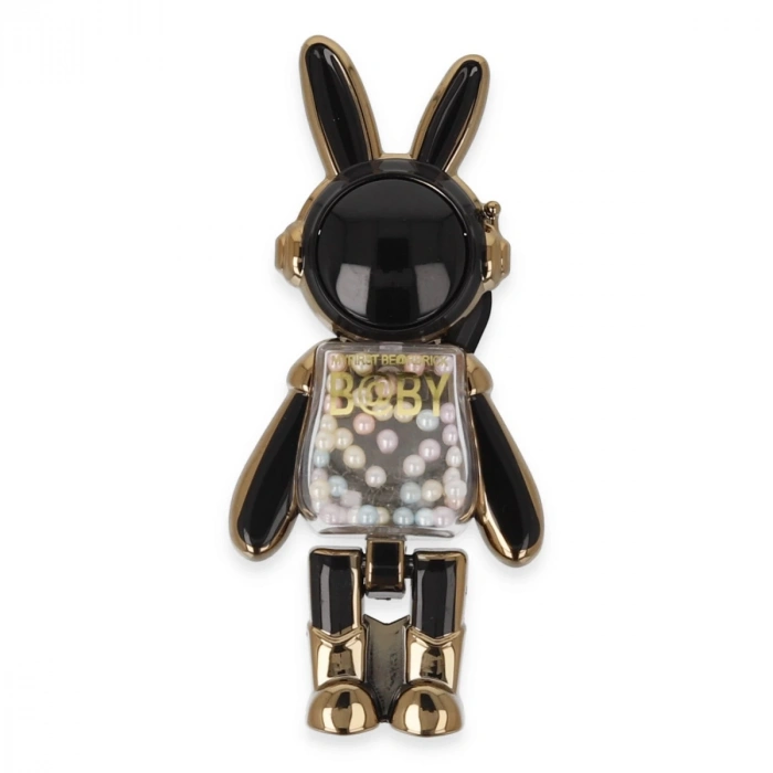 Astro Stand Tavşan Astronot - Siyah