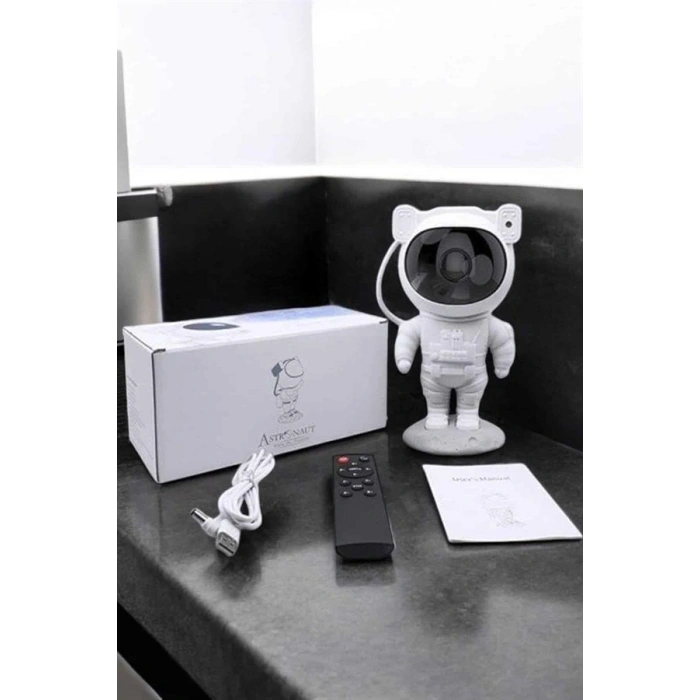 Astronot Görünümlü Projeksiyon Speaker Taşınabilir