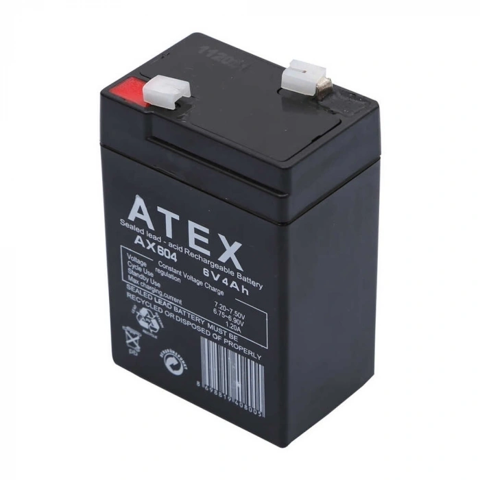 Atex Ax604 6v 4ah Akü