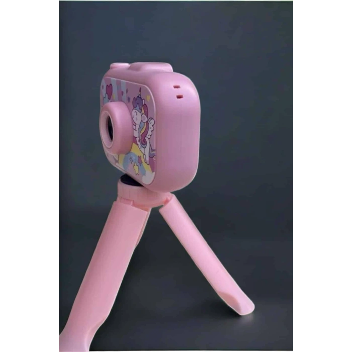 Ayaklı Mini Fotoğraf Makinesi Çocuk Için Eğitici Video Kamera