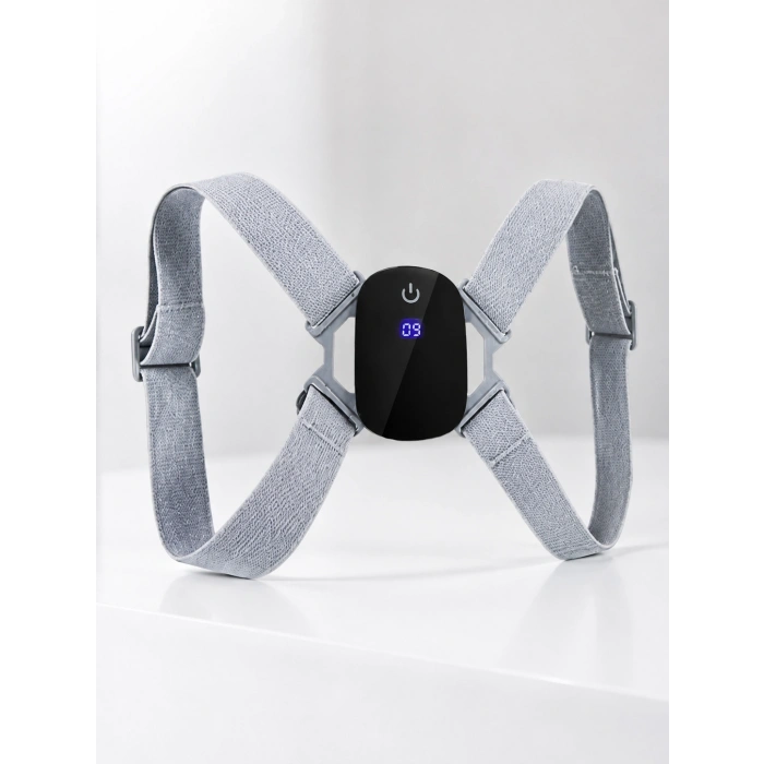 Ayarlanabilir Askılı Akıllı Dik Duruş Destekleyici Dijital Göstergeli Dik Duruş Cihazı