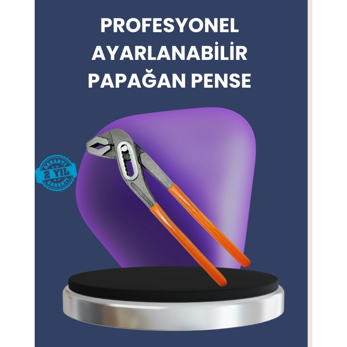 Ayarlanabilir Papağan Pense Çelik Gövde Profesyonel Kurbağacık