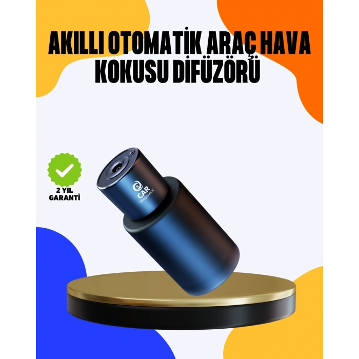 Bardaklık Uyumlu Şarjlı Oto Koku Atı Esans Dahil