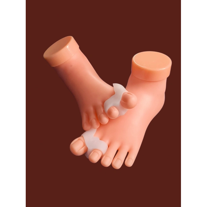 Baş Parmak Bunyon Silikonu Parmak Arası Destek Medikal Silikon  Ağrı Azaltmaya Yardımcı