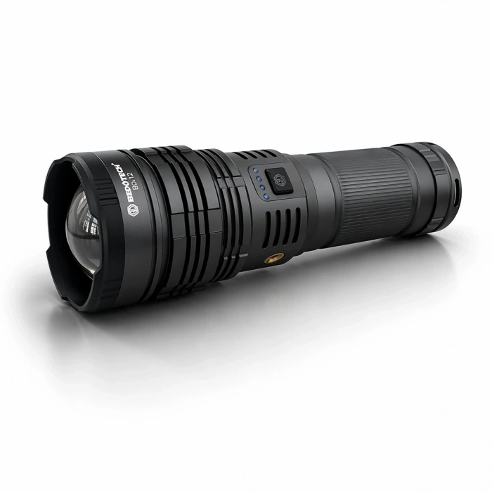 Bedotech Bd-12 60w Tg Led Alüminyum Alaşımlı Zoomlu Type-c Şarjlı El Feneri