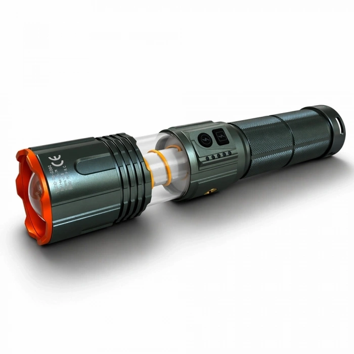 Bedotech Bd-5503 30w Tg Led Alüminyum Alaşımlı Zoomlu Type-c Şarjlı El Feneri