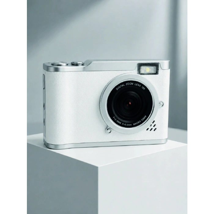 Beyaz 4k Video Kayıtlı 48 Mp Dijital Fotoğraf Makinesi Otomatik Odaklama