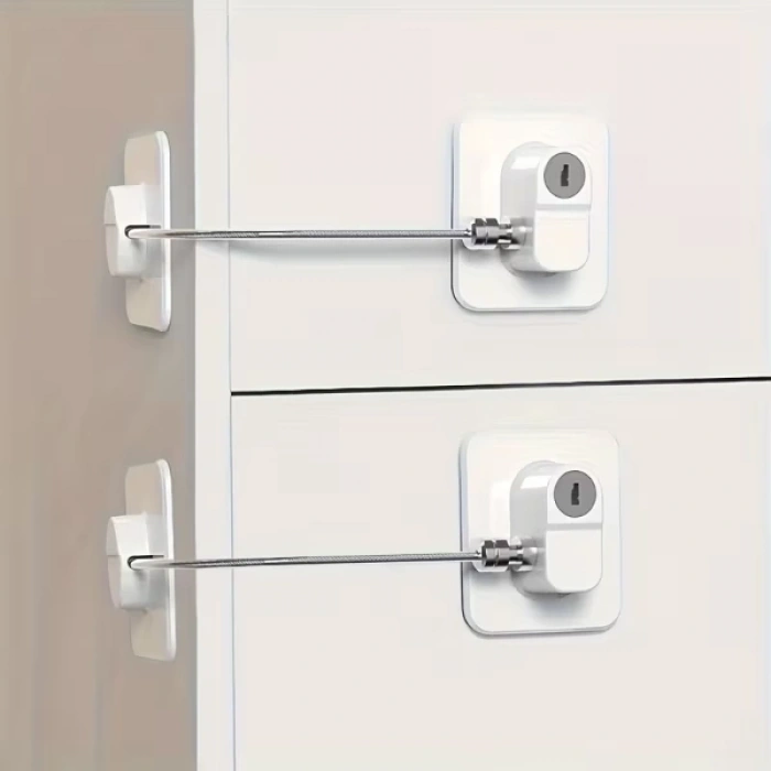 Beyaz Plaka Halatlı Emniyet Kilidi