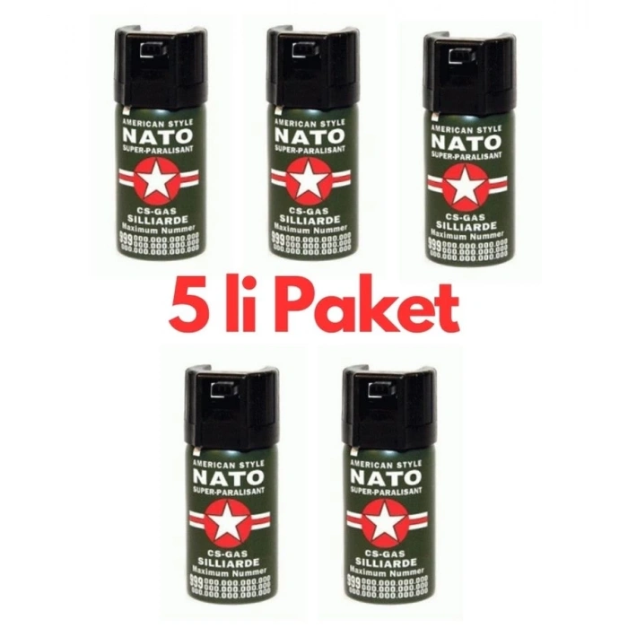 Bıber Özsavunma Gazıı 5 Adet Birden