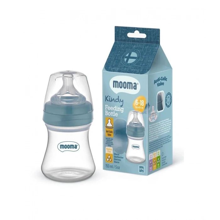 Biberon Anti Kolik Biberon 150 Ml Kapaklı Biberon 6  18 Ay (Orta Akış) (599)