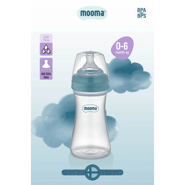 Biberon Anti Kolik Biberon 250 Ml Kapaklı Biberon 0  6 Ay (Yavaş Akış) (599)