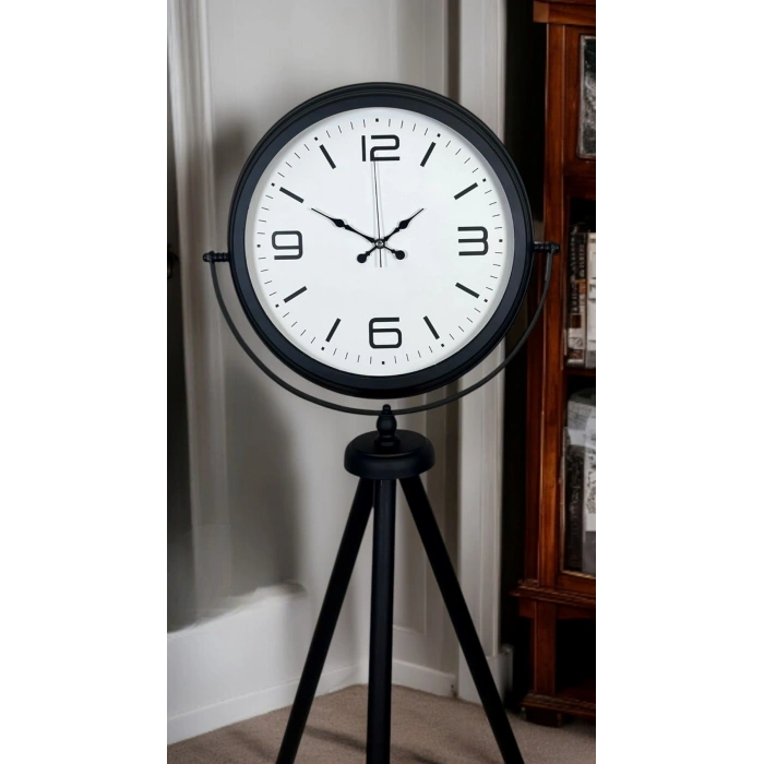 Black Balance Tripod Ayaklı Saat