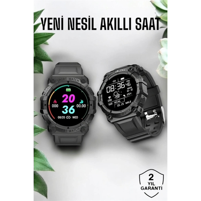 Bluetooth 5.0 Destekli Çok Fonksiyonlu Yeni Nesil Akıllı Saat