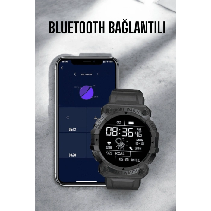 Bluetooth 5.0 Destekli Çok Fonksiyonlu Yeni Nesil Akıllı Saat