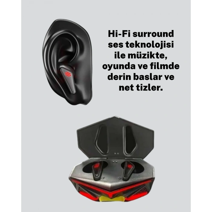 Bluetooth 5.0 Kablosuz Kulaklık Suya Dayanıklı Yeni Nesil