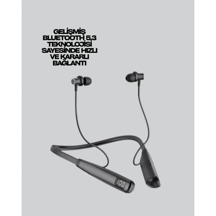 Bluetooth 5.3 Boyun Bantlı Kulaklık – Oyun Ve Müzik Modu, Sd Kart Desteği