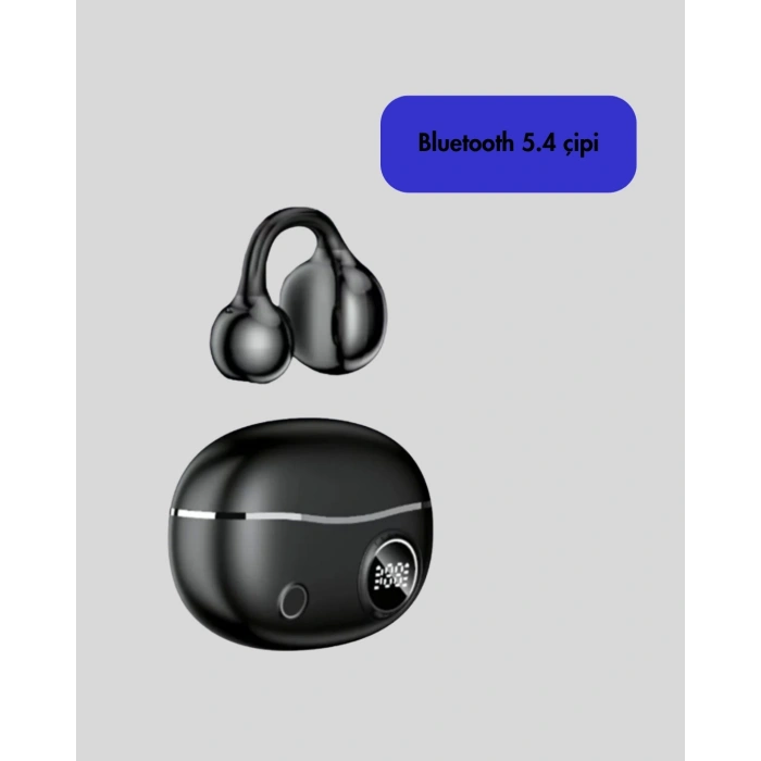 Bluetooth 5.4 Kablosuz Kulaklık – Açık Kulak Güvenli Tasarım Ve Hızlı Şarj Özelliği