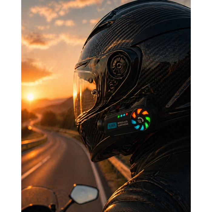 Bluetooth Destekli Kask Kamerası Uzun Batarya Ve Akıllı Kontrol