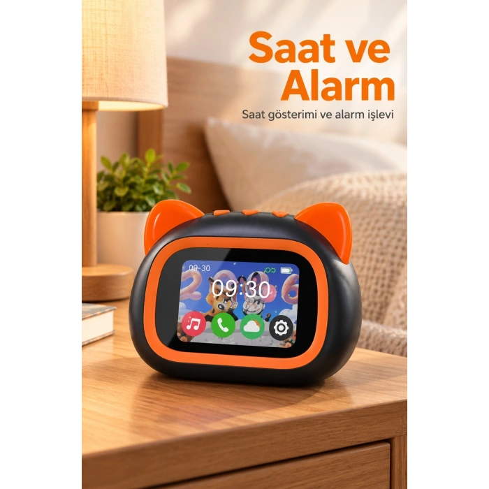 Bluetooth Hoparlör Ekranlı Saat Ve Alarm Özellikli