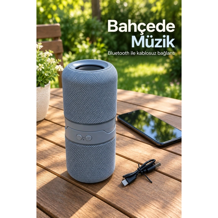 Bluetooth Hoparlör İki Parçalı Gövde Ve Tws Stereo Eşleştirme