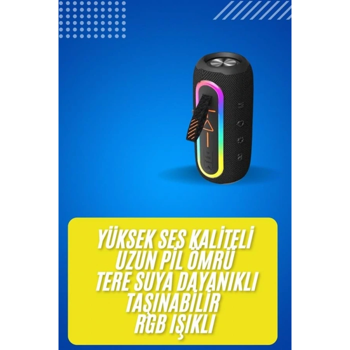Bluetooth Hoparlör Usb Şarjlı Uzun Pil Ömrü Android Ve İos Uyumlu Renkli