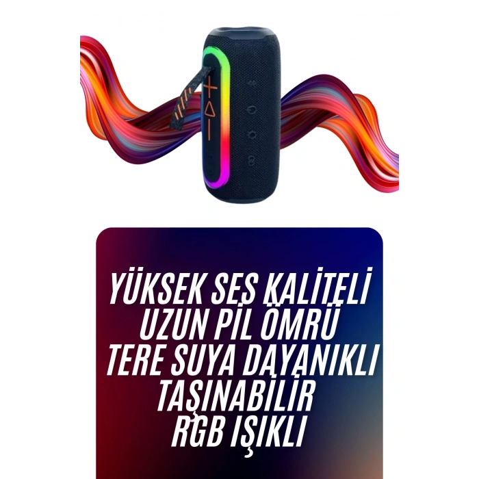 Bluetooth Hoparlör Uzun Pil Ömrü Taşınabilir Yüksek Ses Kaliteli Yeni Nesil