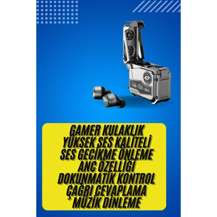 Bluetooth Kulaklık Dokunmatik Kontrol Tws Kablosuz Kulaklık Hi-fi Stereo
