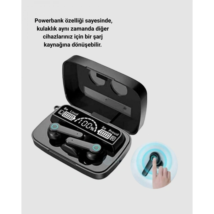 Bluetooth Kulaklık – Powerbank Özellikli, Oyun Modlu, Uzun Ömürlü Ve Şarj Kutulu