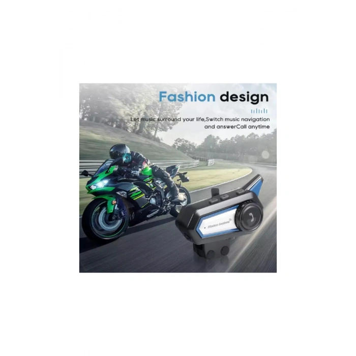 Bt31 Kask Kulaklık Bluetooth 5.0 Motosiklet Interkom Su Geçirmez Kablosuz Kulaklık