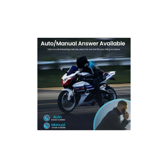 Bt35 Kask Kulaklık Bluetooth 5.0 Motosiklet Interkom Su Geçirmez Kablosuz Kulaklık