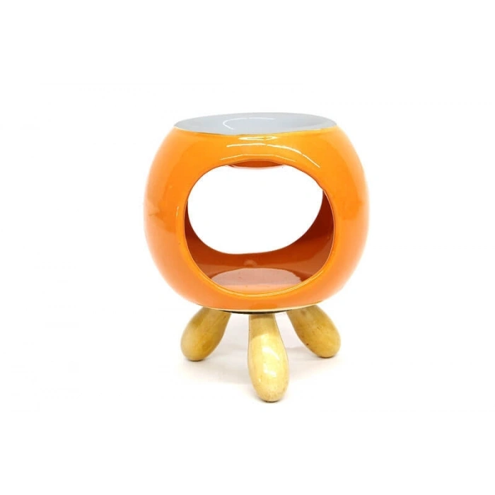 Buhurdanlık Ahşap Ayaklı Yuvarlak