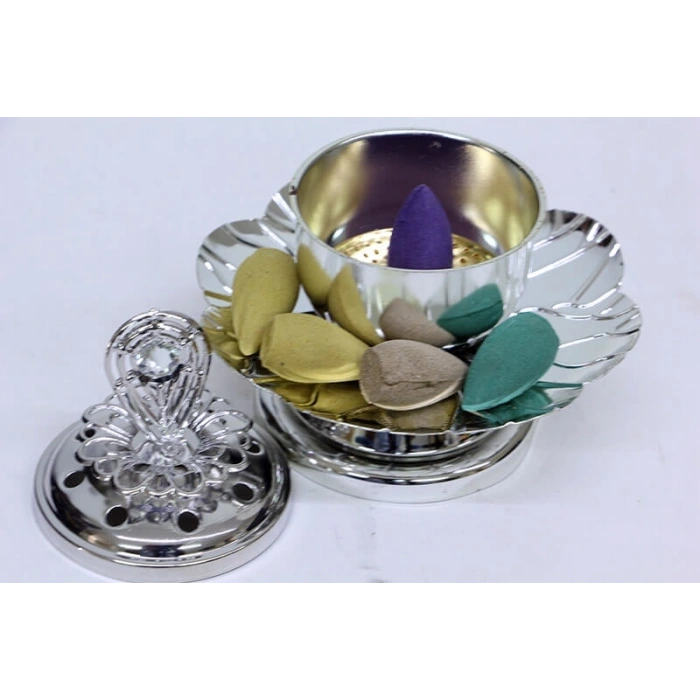 Buhurdanlık Metal Çiçek Model