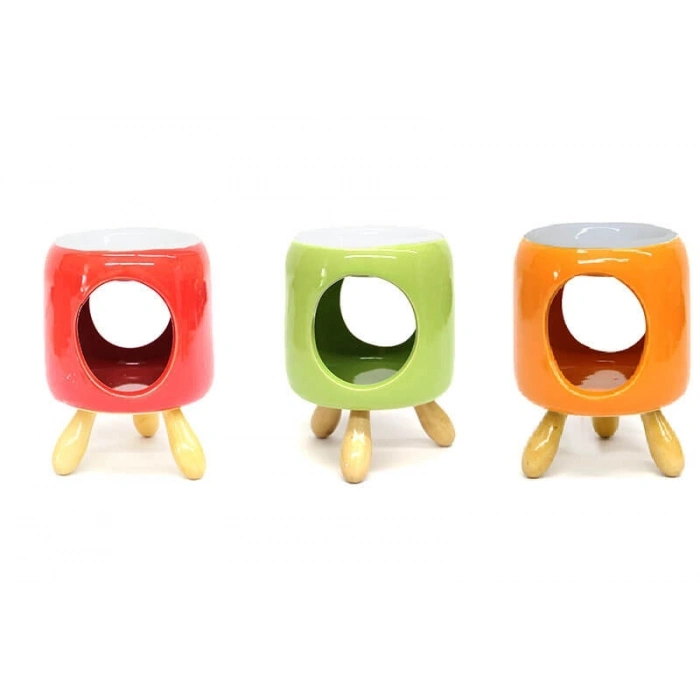 Buhurdanlık Seramik Ahşap Ayaklı