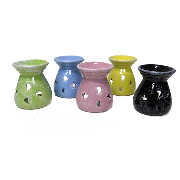 Buhurdanlık Seramik Ay Yıldız Dekorlu