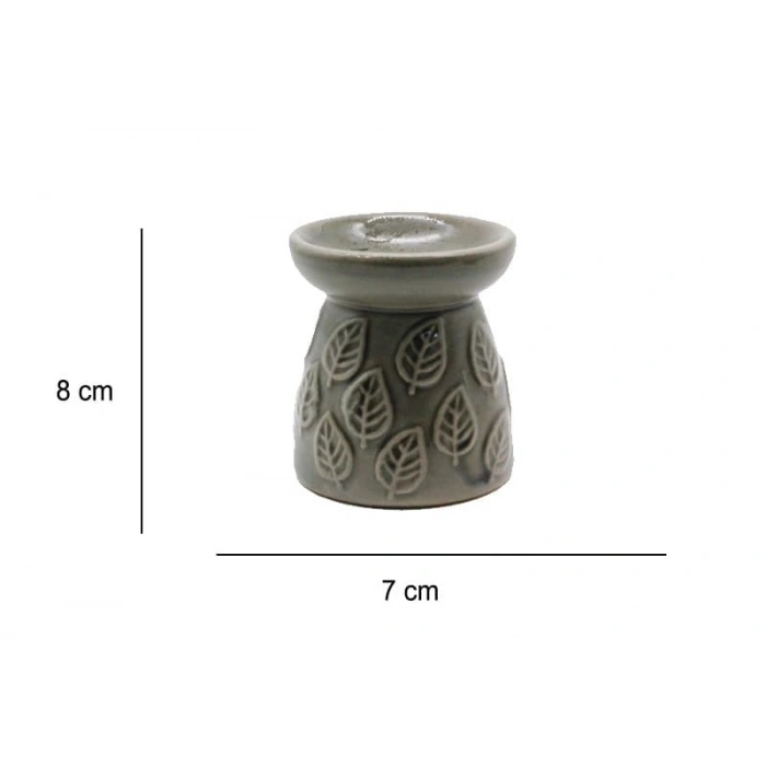 Buhurdanlık Seramik Modeli Yaprak Desenli