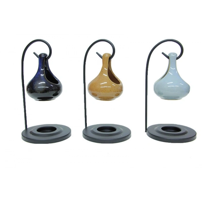 Buhurdanlık Seramik Standlı Su Damlası Parlak